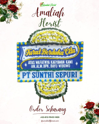 Papan Bunga Duka di Kinilow