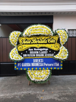 Papan Bunga Duka di Kinilow