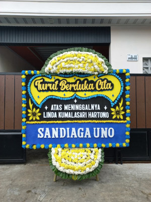Papan Bunga Duka di Kinilow